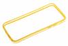 Stylish Protective Bumper Frame Case for iPhone 6 4.7" - Yellow / Clear (OEM)