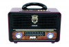 Φορητό Επαναφορτιζόμενο Retro Ράδιο FM/Bluetooth/TF/Usb Με Τηλεχειριστήριο (M-111BT) Φορητό Επαναφορτιζόμενο Retro Ράδιο FM/Bluetooth/TF/Usb Με Τηλεχειριστήριο (M-111BT)