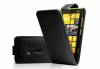 Nokia Lumia 920 Δερμάτινη Θήκη flip Μαύρο