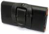 Universal μαύρη δερμάτινη θήκη small belt case με clip ζώνης συμβατή με πολλά μοντέλα μικρών κινητών τηλεφώνων Universal μαύρη δερμάτινη θήκη small belt case με clip ζώνης συμβατή με πολλά μοντέλα μικρών κινητών τηλεφώνων