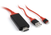 HDTV Lightning Cable To HDMI 1.4 MHL Adapter Converter iPhone 5-6-7-8 Black-Red 2mtr Καλώδιο Σύνδεσης Τηλεόρασης Μαύρο-Κόκκινο HDTV Lightning Cable To HDMI 1.4 MHL Adapter Converter iPhone 5-6-7-8 Black-Red 2mtr Καλώδιο Σύνδεσης Τηλεόρασης Μαύρο-Κόκκινο