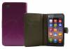 Xiaomi Mi3 - Leather Wallet Case Purple (OEM)