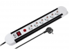 Kemot DM-30698  6 Position Safety Power Strip with Switch  Cable White URZ3068