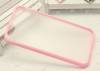 iphone 6 Plus - TPU bumper Frame Matte Clear Back Hard Case Cover Pink (OEM) iphone 6 Plus - TPU bumper Frame Matte Clear Back Hard Case Cover Pink (OEM)