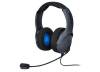 PDP LVL50 Wired PS4 - Wired Gaming Headphones - Gray