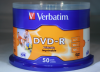 VERBATIM DVD-R 16X 120/4.7G Spindle 50T printable