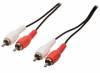 Valueline Cable 2x RCA male. to 2x RCA male. 10m VLAP24200B100