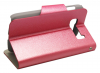 Leather Wallet Stand/Case for Alcatel One Touch Pop C5 (OT-5036D) Fancy Pink (OEM)