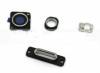 iPhone 6 Plus Camera Lens, Charging Connector Ring, Flash Light Lens and Rear Camera Holder in Black (Bulk)