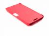 Huawei Ascend G630 - Magnetic Leather Stand Case With Hard Back Cover Red (OEM)