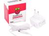 Raspberry Pi 4 Official 3A (15.3W) USB-C adapter (White)