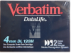 Verbatim 4MM DDS-2  / DDS2 Data Tape (4/8GB) 120m