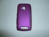 Nokia Lumia 610 Purple hybrid rubber skin back case