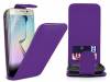 Samsung Galaxy J5 (J500F) - Leather Wallet Flip Purple (OEM)