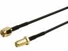 Καλώδιο Προέκτασης VALUELINE VGSP02010B50 SMA Antenna Cable Male-Female 5m Μαύρο