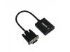 Μετατροπέας VGA αρσ. σε HDMI θηλ. Approx appC25 Μετατροπέας VGA αρσ. σε HDMI θηλ. Approx appC25