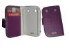 Leather Flip Case for BlackBerry Bold 9900 Purple (OEM)