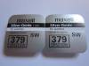 Maxell 379 SR521SW Silver Oxide Watch Battery 1.55v