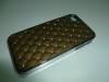 Luxury Bling Diamond Crystal Hard Back Case Cover For Apple iPhone 4 4S 4G Brown  I4LBDHCB OEM