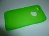 Clear Soft Flexible iPhone 4/4S TPU Silicone Case Mobile Cover - Green  I4SCG OEM