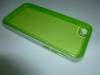 iphone 5C Πράσινη Θήκη Gel TPU με λευκό Πλαίσιο I5CTGCGWWF OEM