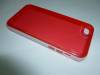 iphone 5C Κόκκινη Θήκη Gel TPU με λευκό Πλαίσιο I5CTGCRWWF OEM