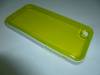 iphone 5C Κίτρινη Θήκη Gel TPU με λευκό Πλαίσιο I5CTGCΥWWF OEM