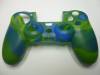 Κάλυμμα σιλικόνης για PS4 Xειριστήρια Παραλλαγή Μπλέ και Σκούρο Πράσινο