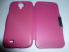 Samsung Galaxy S4 i9500 Hard Leather Case With Back Cover Pink