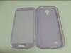 Samsung Galaxy S4 i9500 / i9505 Protective Silicone Case with Front Cover Light Purple SGS4I9500PSCWFCLPU OEM