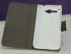 Leather Flip Case for Alcatel One Touch X'Pop 5035D White ()