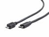 Cablexpert micro USB 2 B male to USB 3.1 Type C male Cable 3m CCP-USB2-mBMCM-10