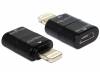 DELOCK Μετατροπέας micro USB B θηλ. 8pin Lightning αρσ. 65492 DELOCK Μετατροπέας micro USB B θηλ. 8pin Lightning αρσ. 65492