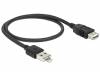 Delock USB 2.0 A male with micro USB B male to USB 2.0 A female OTG Cable 53cm 83610