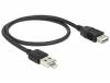 Delock USB 2 A male with micro USB B male to USB 2 A female OTG Cable 53cm 83610