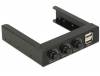 Front Panel 3 5inches  3     2  USB 2.0 DELOCK 62714