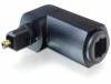 DELOCK Toslink male to female Optical Adapter with Angle 90 65273