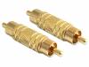 DELOCK Επίχρυσος Μετατροπέας RCA αρσ. σε RCA αρσ. 84501 DELOCK Επίχρυσος Μετατροπέας RCA αρσ. σε RCA αρσ. 84501