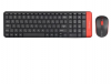 Keyboard & Mouse Wireless Element KB-590WMS Black/Red (OEM)