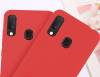 Samsung Galaxy A20e backcase silicone TPU Red 2019 (OEM)