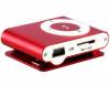 Brushed metallic style MP3 Player in Red (OEM)