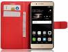 Leather Wallet Stand/Case With Silicone Back Cover for Huawei P9 Lite Red (OEM) Leather Wallet Stand/Case With Silicone Back Cover for Huawei P9 Lite Red (OEM)