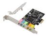 Powertech ​Εσωτερική PCI Express Κάρτα Ήχου 5.1 σε Ασημί χρώμα ST17