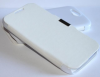 ZTE Blade Q Maxi - Magnetic Leather Case With Hard Back Cover White  (OEM)