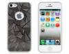 Θήκη πίσω κάλυμμα για iPhone 5/5S Μεταλλική 3D Diamond Cutting Μαύρη