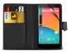 LG Nexus 5 D820 / D821 - Leather Wallet Case Black (OEM)