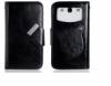 Universal Leather Pouch Wallet With Suction Cups For Big Phones 5,3" - 6" Black (OEM)