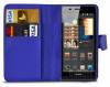 Leather Stand Wallet Case for Huawei Ascend G6 Dark Blue (OEM) Leather Stand Wallet Case for Huawei Ascend G6 Dark Blue (OEM)