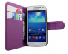 Samsung Galaxy S4 Active i9295  Leather Case Wallet - Purple OEM