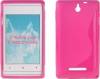 Sony Xperia C1605/E Dual -  C1505/C  Θήκη Gel TPU S-Line - Pink